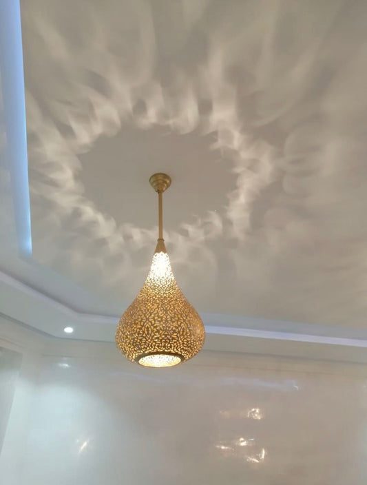 Golden Teardrop Pendant