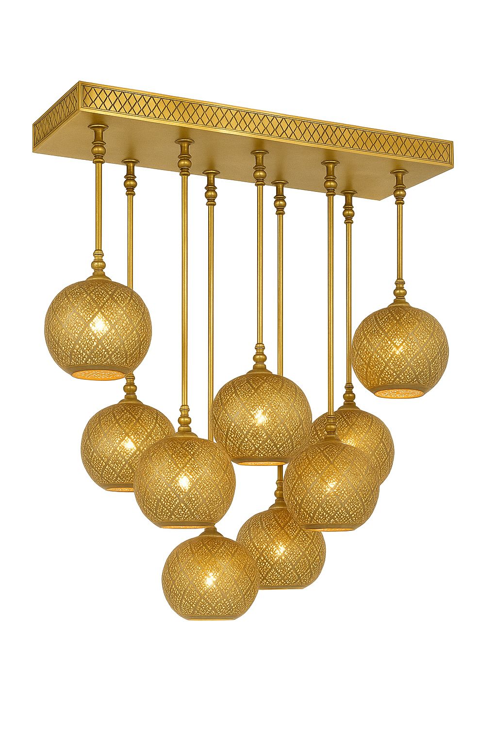 Imperial Chandelier with 10 Spheres