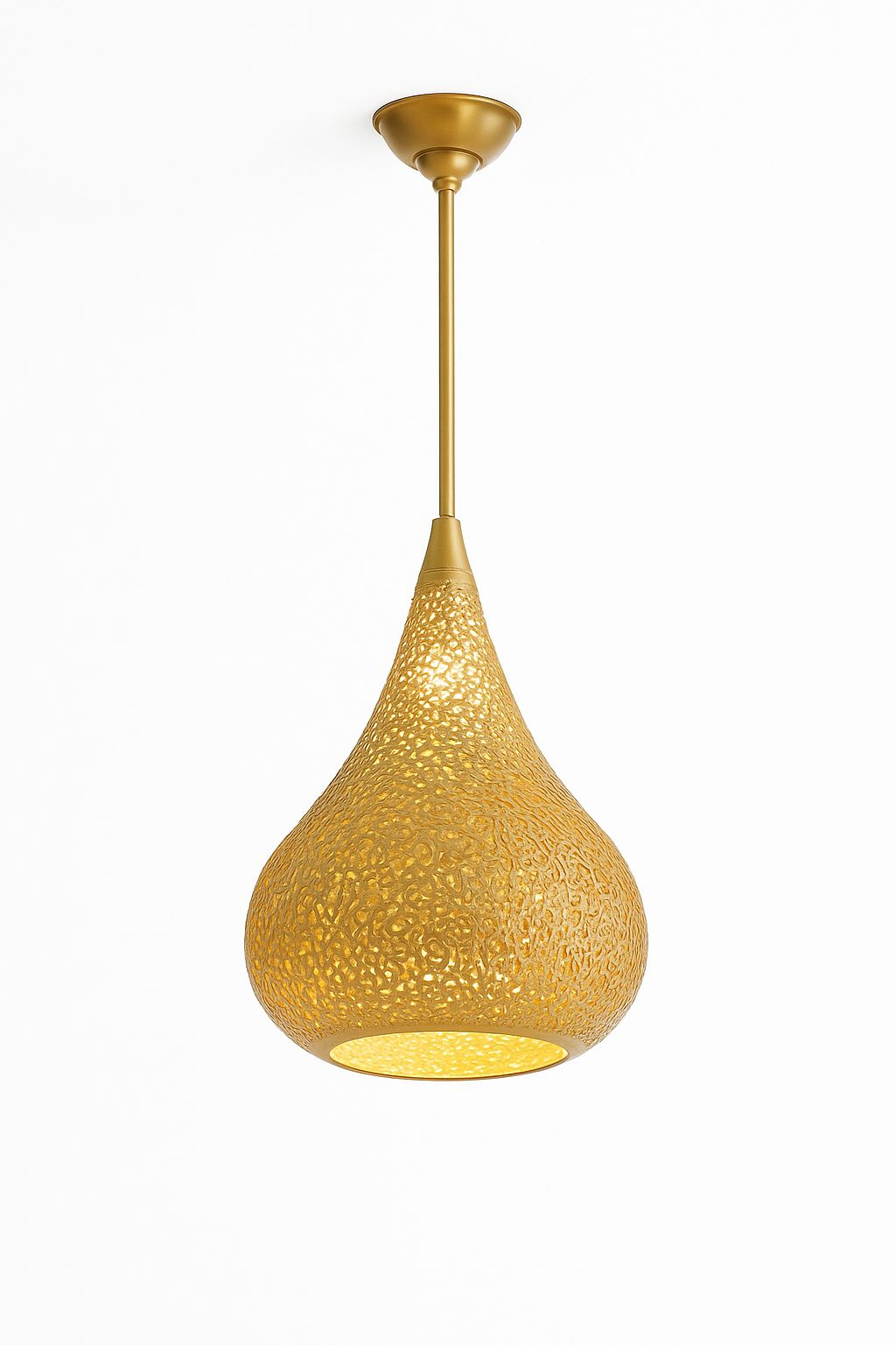 Golden Teardrop Pendant