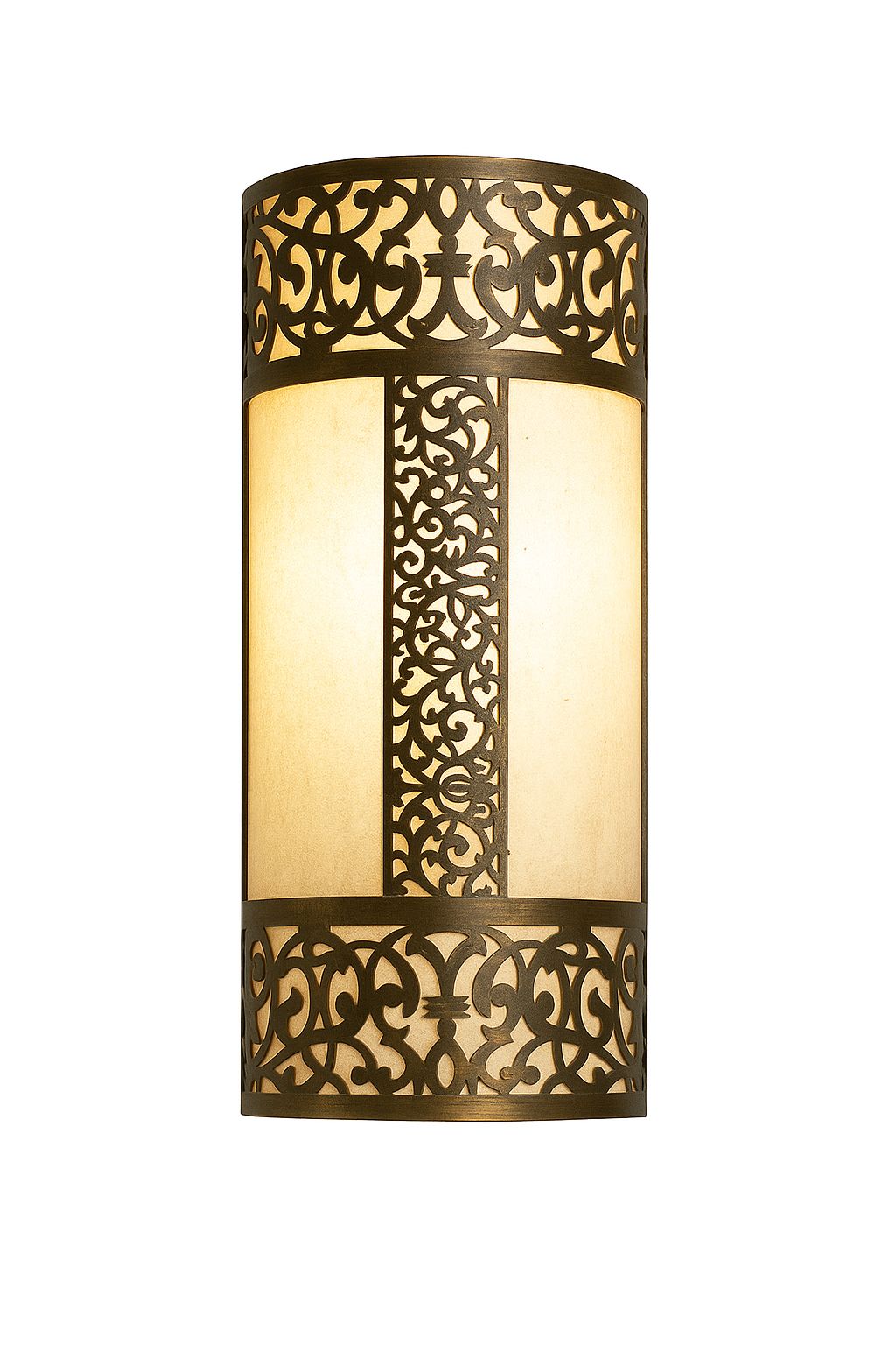 Wall Sconce with Parchment