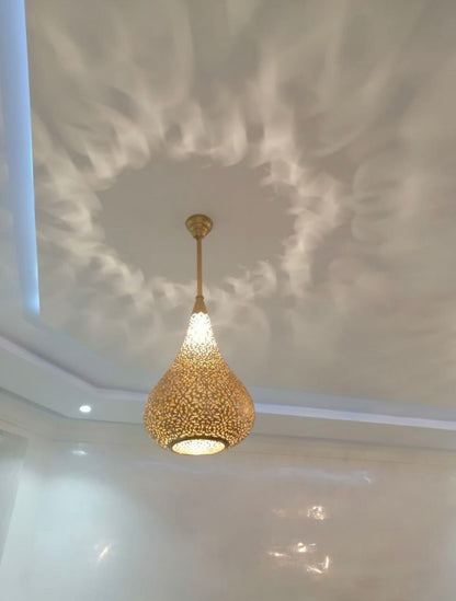 Golden Teardrop Pendant