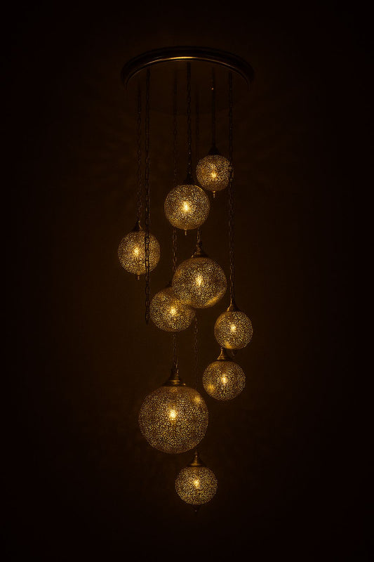 Celestial Globe Chandelier