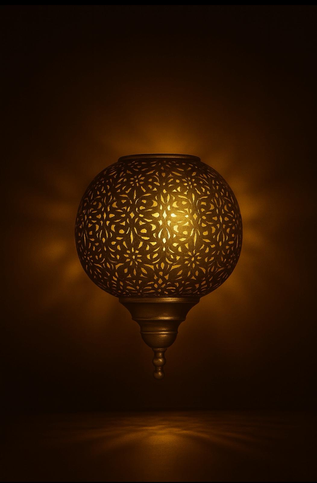 Andalusian Sphere — Brass Wall Lamp