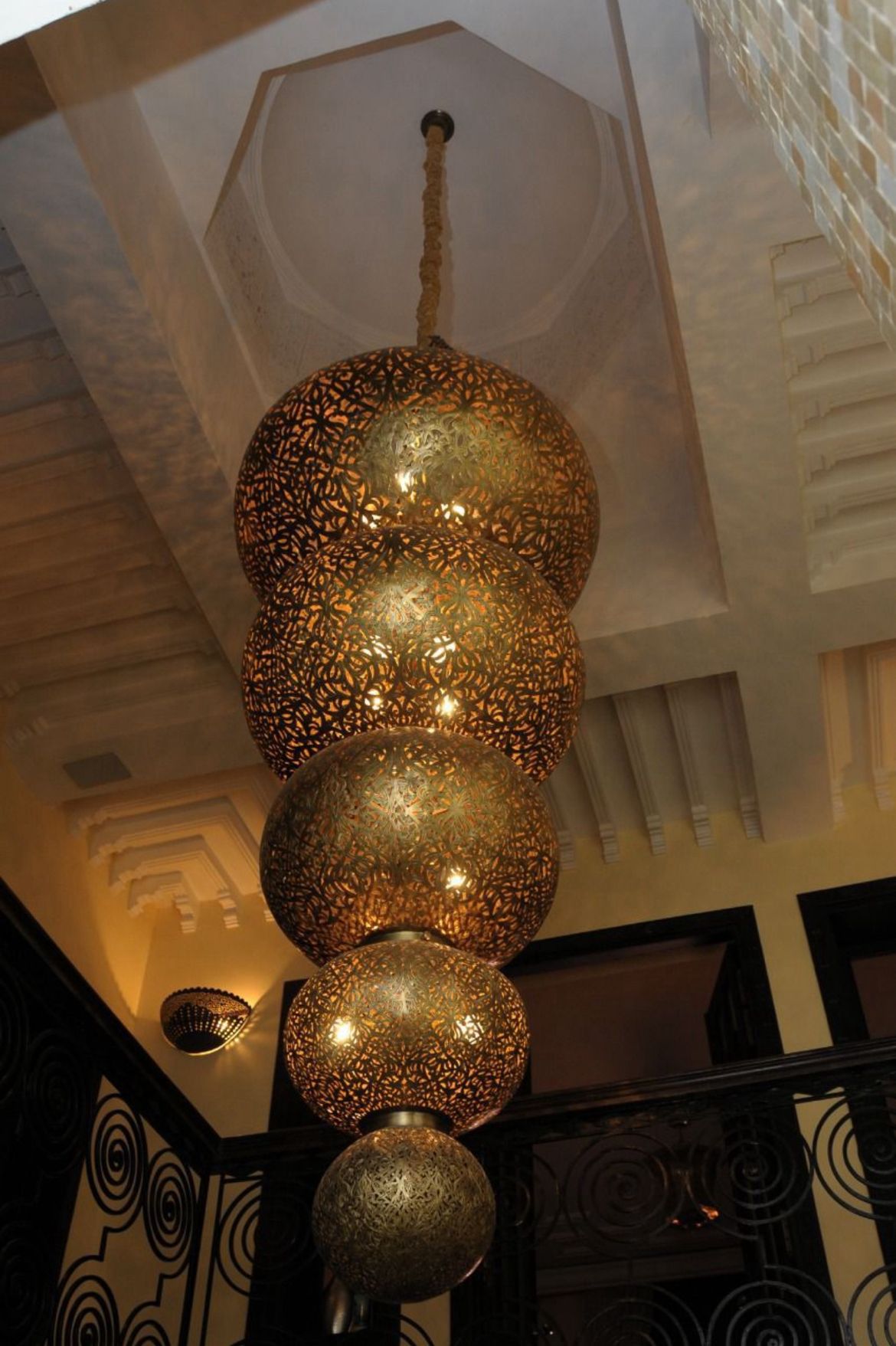 Grand Lustre 5 Spheres